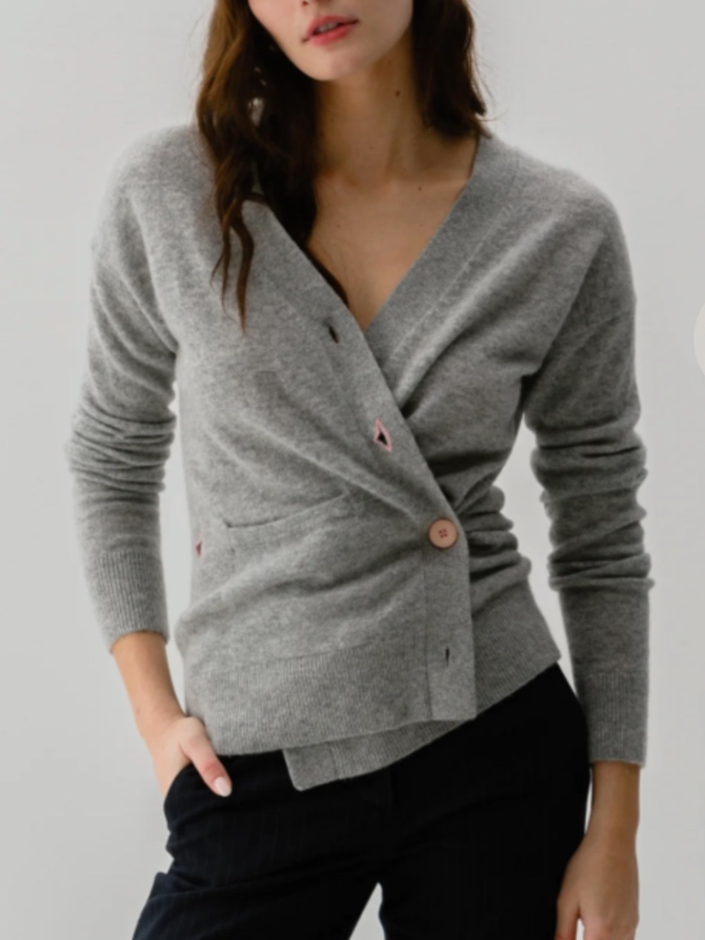 Wear Cissa Cashmere The Wrap Cardigan Size XS/S - Picture 2 of 16